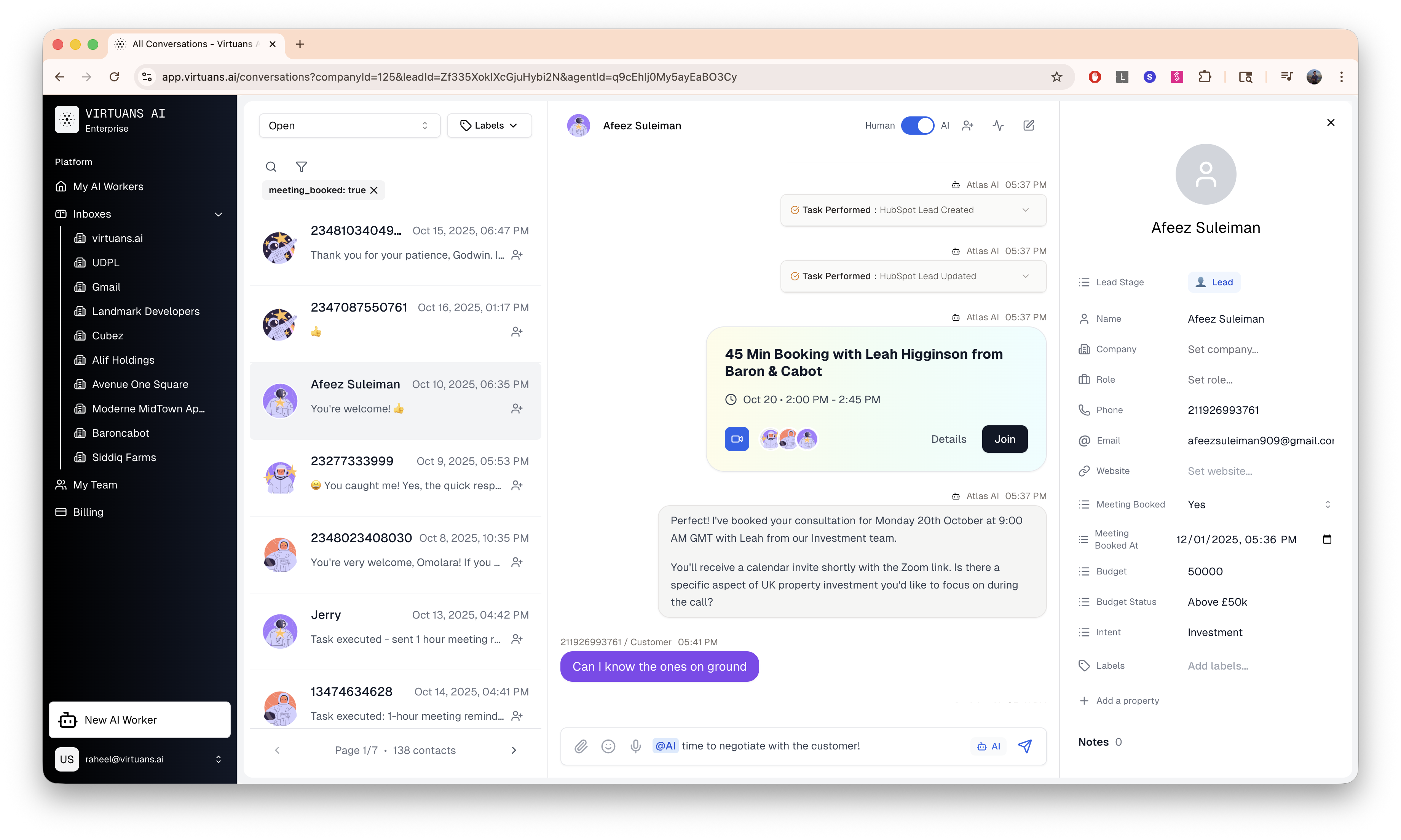 Property companies using Virtuans AI